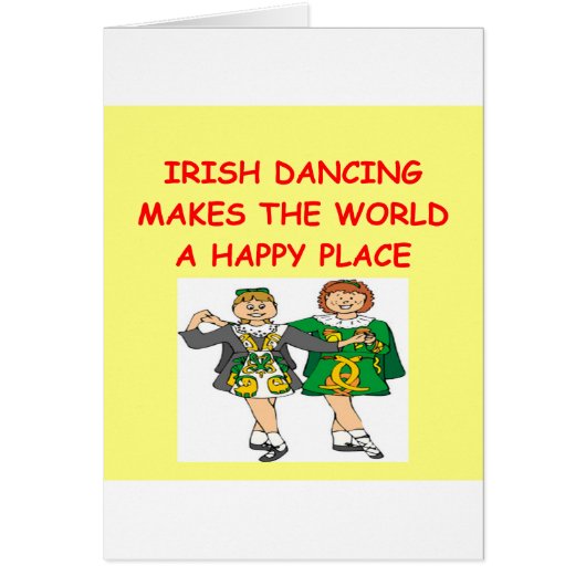 irish dancing cards (Front)
