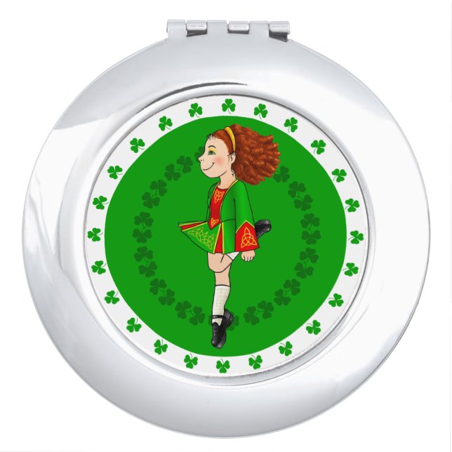 Irish Dancing compact mirror (Front)