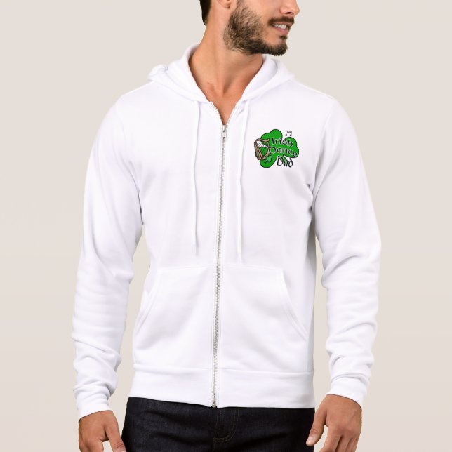 Irish Dancing Dad, Jigs and Wigs Hoodie (Front)