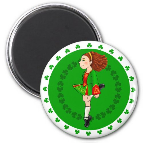 Irish Dancing Girl Magnet