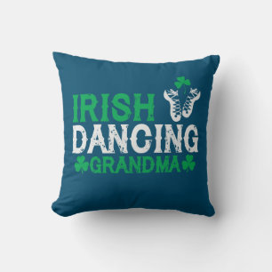 Irish Dancing Grandma Irish Step Dancer Women Throw Pillow