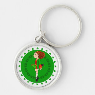 Irish Dancing Key Ring