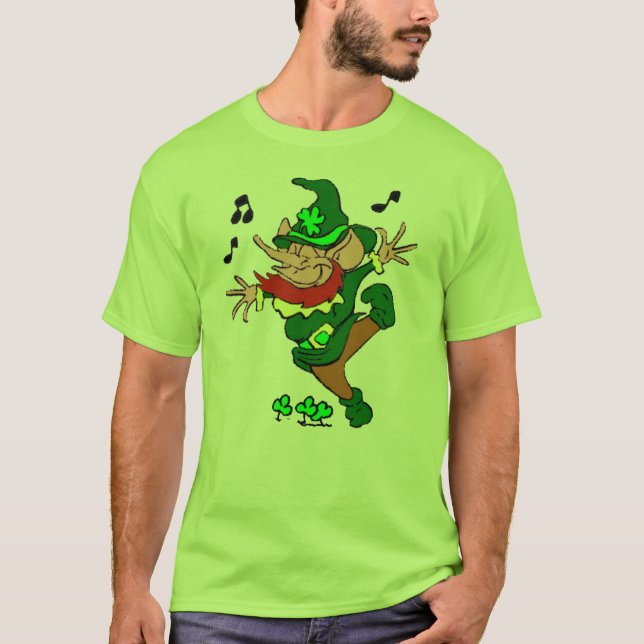 Irish Dancing Leprechaun T-Shirt (Front)