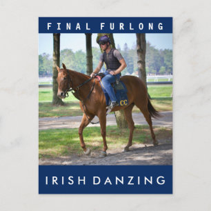 Irish Danzing - Oklahoma Training Track Postcard