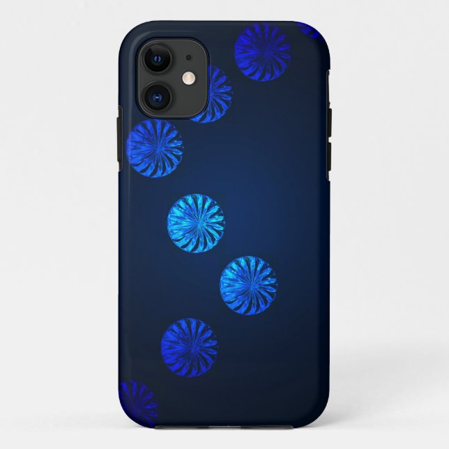 Irish Design Blue Crystal Case-Mate iPhone Case (Back)