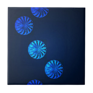 Irish Design Blue Crystal Tile