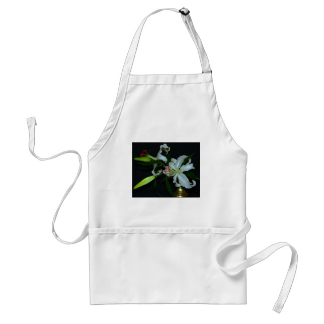 Irish Design-Brass and Flower Collection Adult Apron (Front)