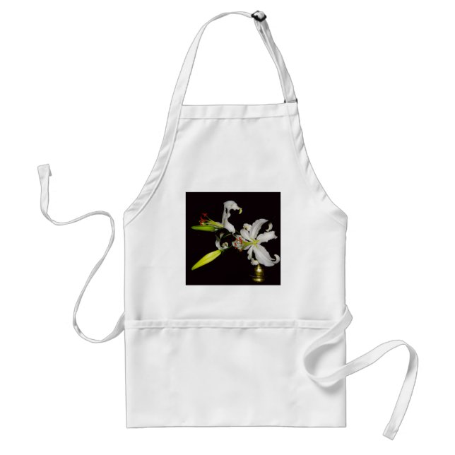 Irish Design- Brass and Flower Collection Adult Apron (Front)