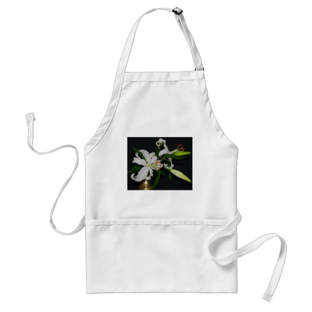 Irish Design-Brass and Flower Collection Adult Apron (Front)