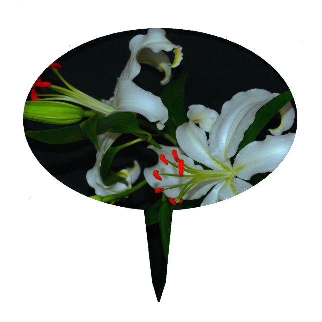 Irish Design-Brass and Flower Collection Cake Topper (Front)