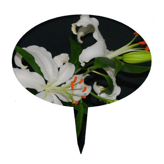 Irish Design-Brass and Flower Collection Cake Topper (Front)