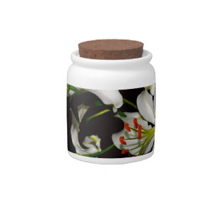 Irish Design- Brass and Flower Collection Candy Jar