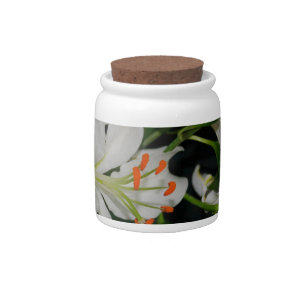 Irish Design-Brass and Flower Collection Candy Jar