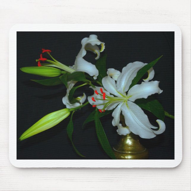 Irish Design-Brass and Flower Collection Mouse Pad (Front)