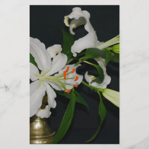 Irish Design-Brass and Flower Collection Stationery