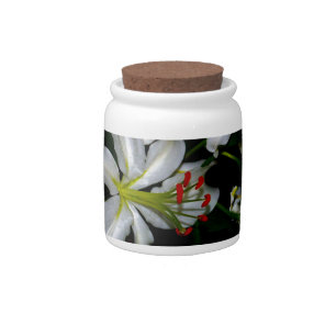 Irish Design-Brass and Flower Design Candy Jar