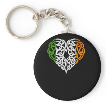 Irish Design Celtic Heart Irish Flag Shirt Keychain Irish Design Celtic Heart Irish Flag Shirt Keychain