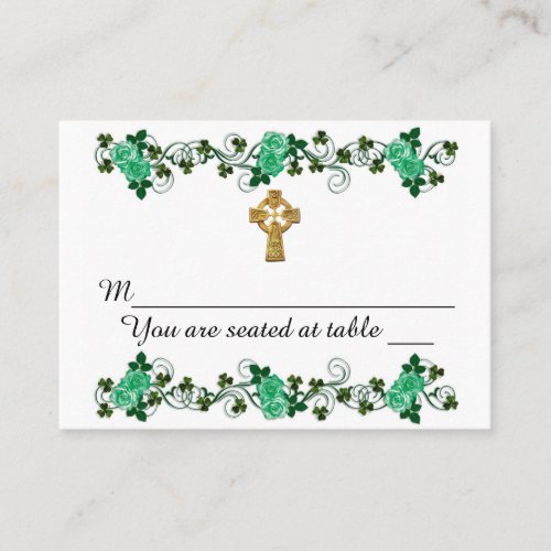 Irish design for wedding Place cards