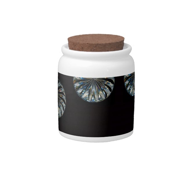Irish Design-The Crystal Collection Candy Jar (Front)