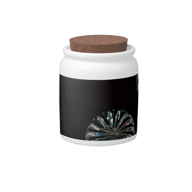 Irish Design-The Crystal Collection Candy Jar (Front)