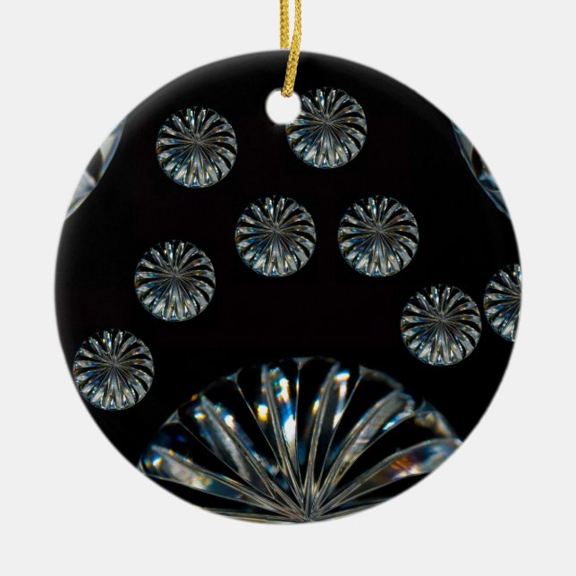 Irish Design-The Crystal Collection Ceramic Ornament (Front)