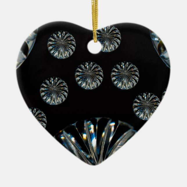 Irish Design-The Crystal Collection Ceramic Ornament (Front)