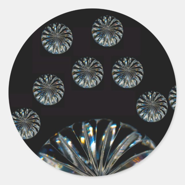Irish Design-The Crystal Collection Classic Round Sticker (Front)