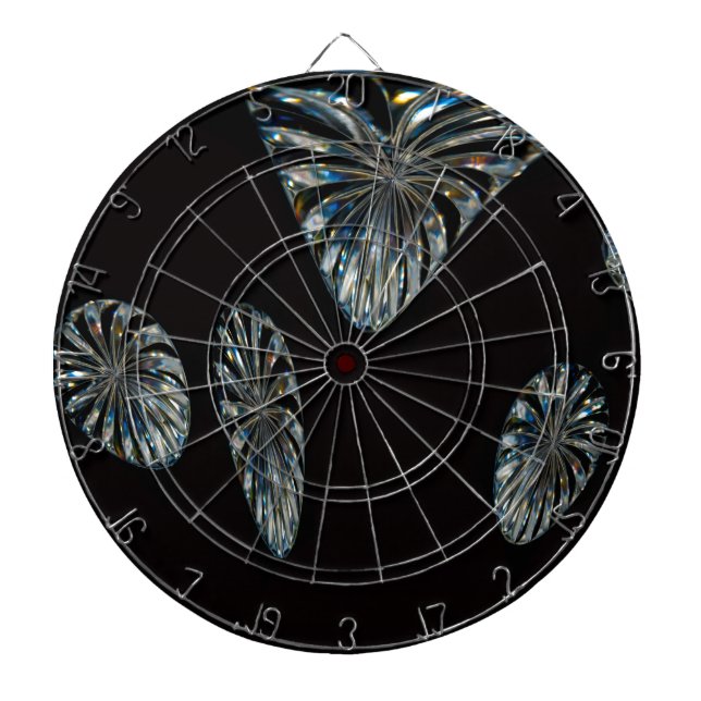 Irish Design -The Crystal Collection Dart Board (Front)