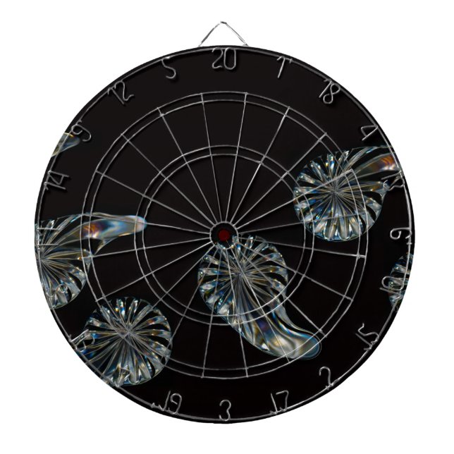Irish Design-The Crystal Collection Dart Board (Front)