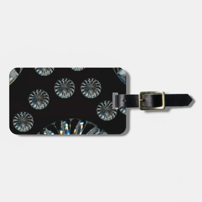 Irish Design-The Crystal Collection Luggage Tag (Front Horizontal)