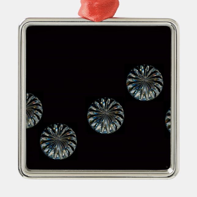 Irish Design-The Crystal Collection Metal Ornament (Front)