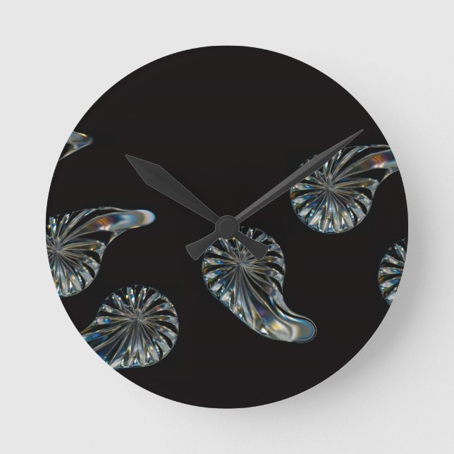 Irish Design-The Crystal Collection Round Clock (Front)