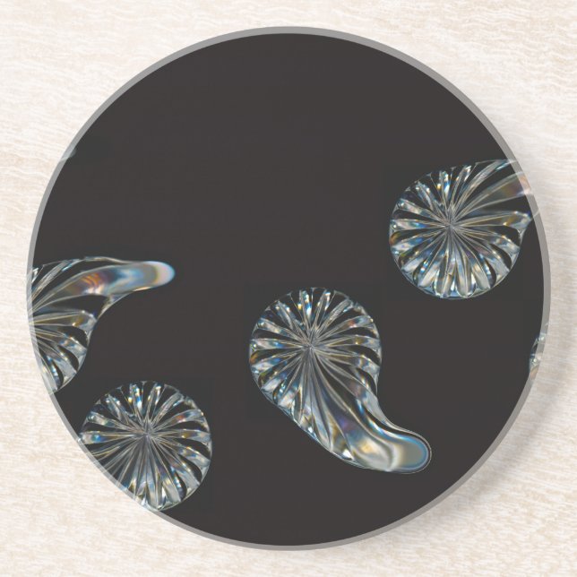 Irish Design-The Crystal Collection Sandstone Coaster (Front)