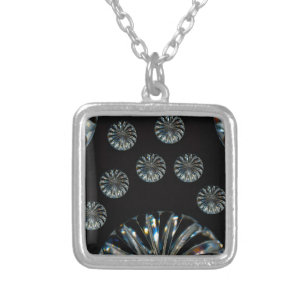 Irish Design-The Crystal Collection Silver Plated Necklace