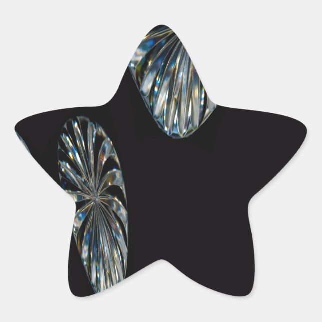 Irish Design -The Crystal Collection Star Sticker (Front)