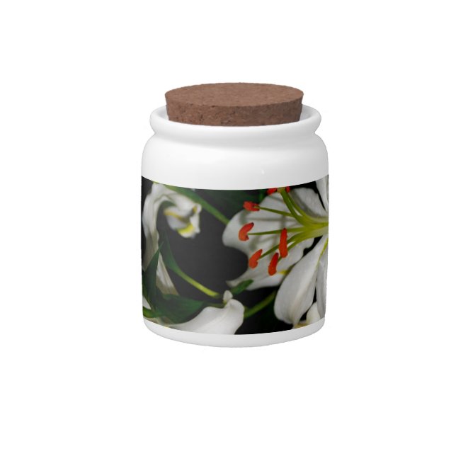Irish Design-The Flower Collection Candy Jar (Front)