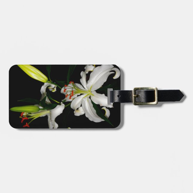 Irish Design-The Flower Collection Luggage Tag (Front Horizontal)