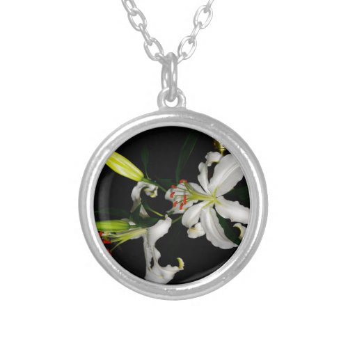 Irish Design_The Flower Collection Silver Plated Necklace