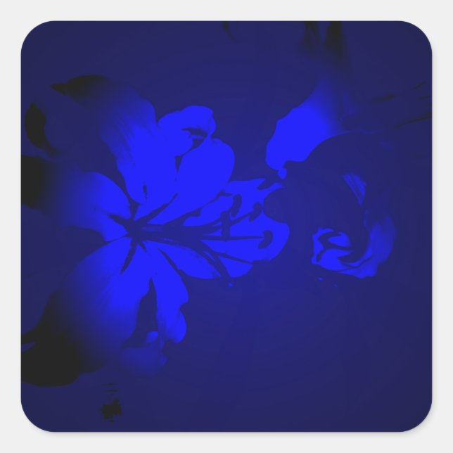 Irish Design-The Flower Collection Square Sticker (Front)