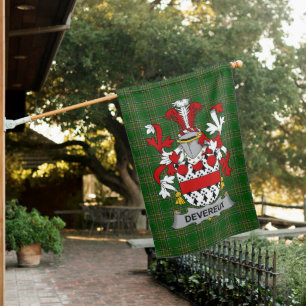  Irish Devereux Coat of Arms Family Crest Ireland House Flag