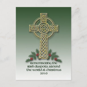 Irish Diaspora Christmas Postcard