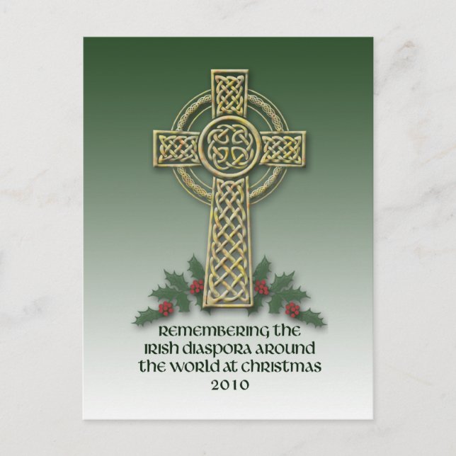 Irish Diaspora Christmas Postcard (Front)