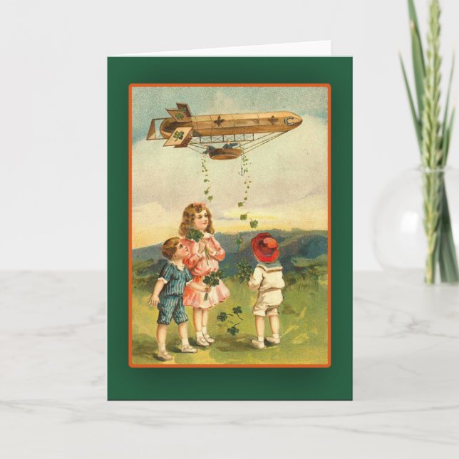 Irish Dirigible St. Patrick's Day Cards (Front)
