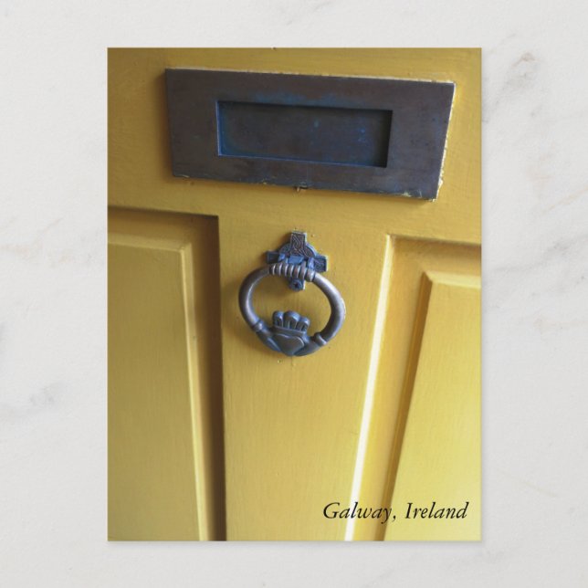 Irish Door Knocker post card (Front)
