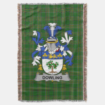 Irish Dowling or O_Dowling Coat of Arms Family Cr