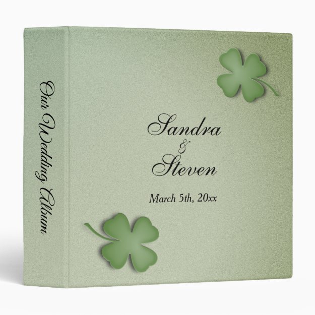 Irish Dream Wedding  3 Ring Binder