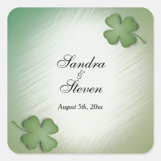 Irish Dream Wedding Square Sticker