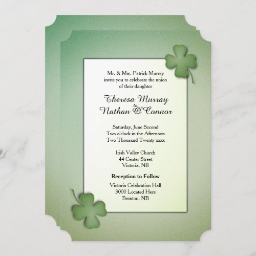 Irish Dreaming Wedding Invitation
