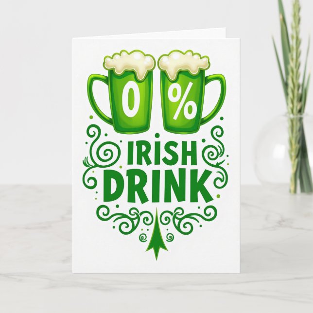 Irish Drink 00 Festivity Card (Front)