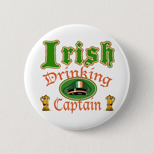 Irish Drinking Cptn Button (Front)